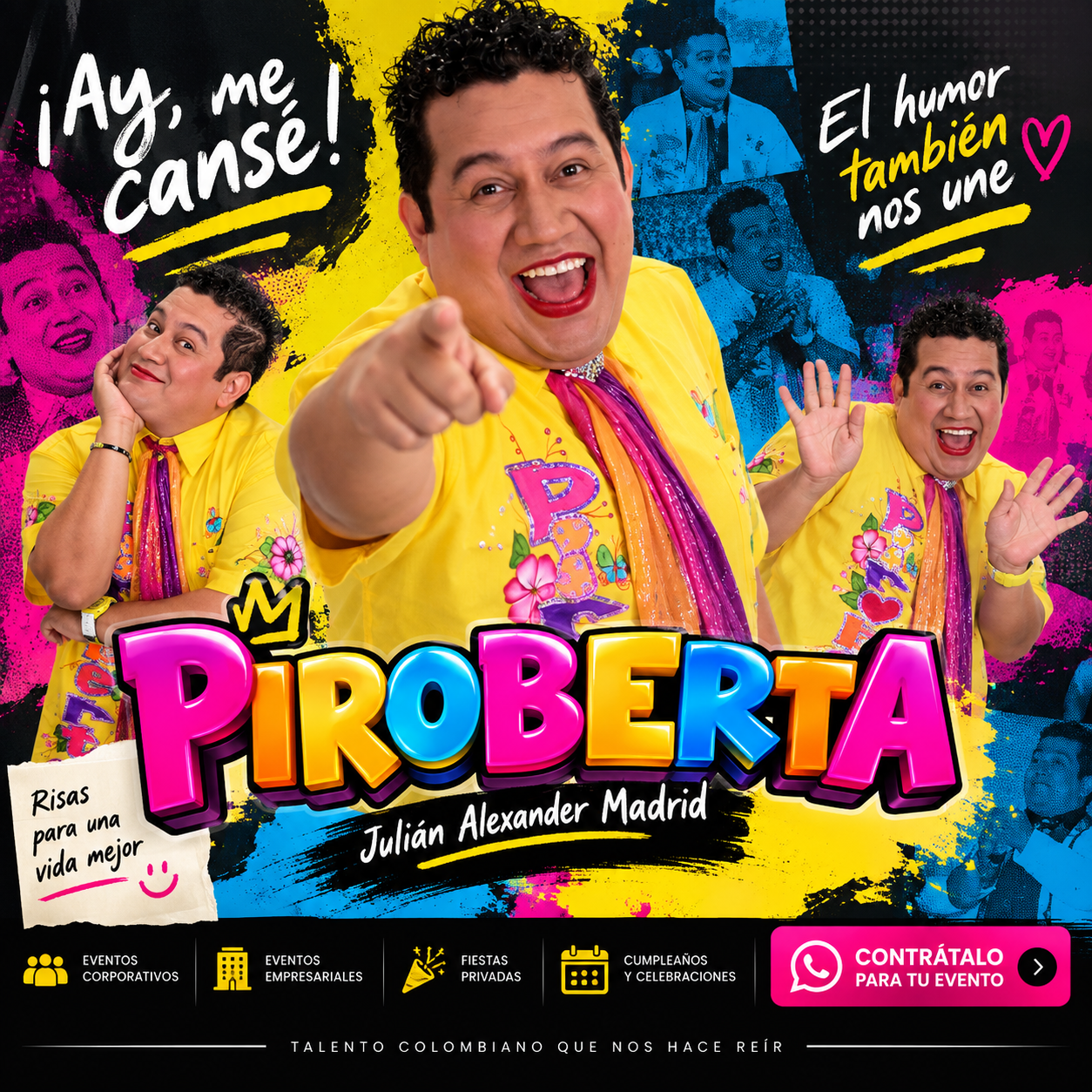 Piroberta de Sábados Felices para eventos